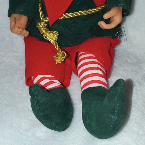 Santa Christmas Elf Posable with Wings - Picture 4 of 10